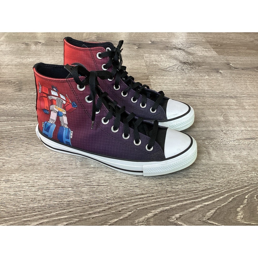 Converse Transformers Optimus Prime Chuck Taylor CTAS HI A11659C Mens Size 7 W 9 - Picture 1 of 12